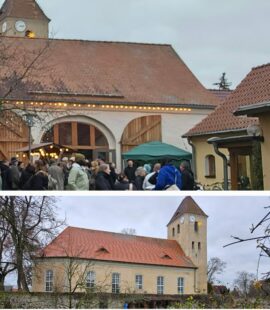 Am 29.11.2025 fand an und in der Kulturscheune Alt Olvenstedt der traditionelle Adventsmarkt statt. Da Ambiente war wie immer sehr schön