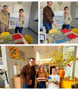 SPD Ostereierverteilaktionen bei der Kita "Beimskinder" und bei dem Familien- und Jugendzentrum Olvenstedt