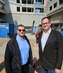 Richtfest des neuen Gebäudes der IGS "Wily Brandt"