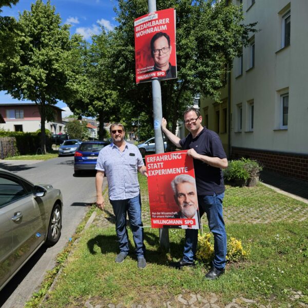 06.-07. Juni Plakatehängen