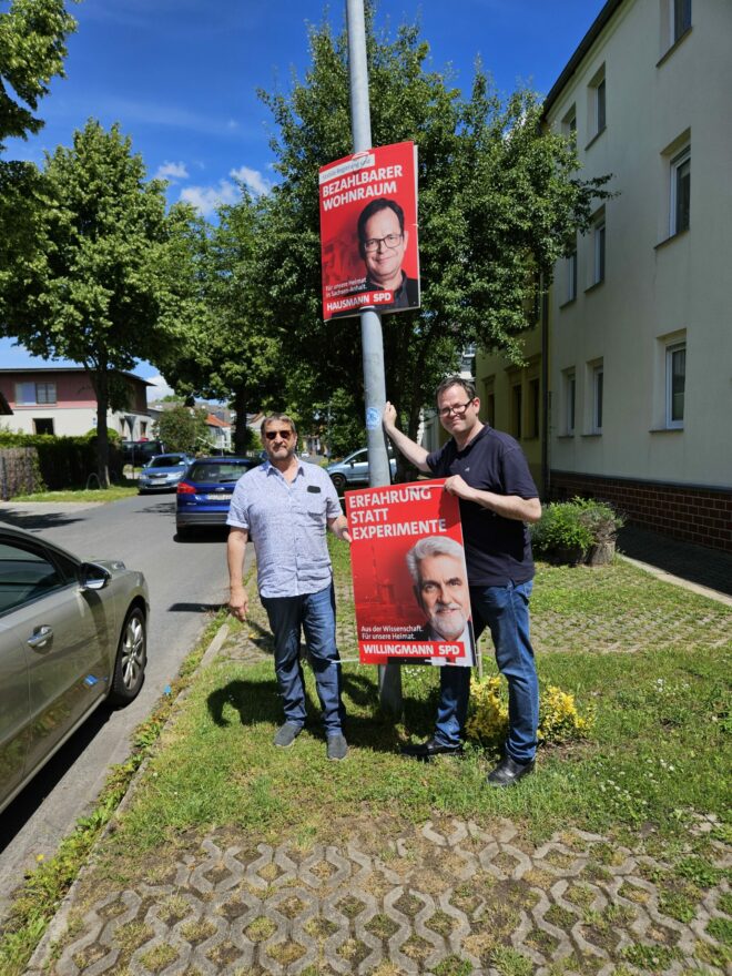 06.-07. Juni Plakatehängen