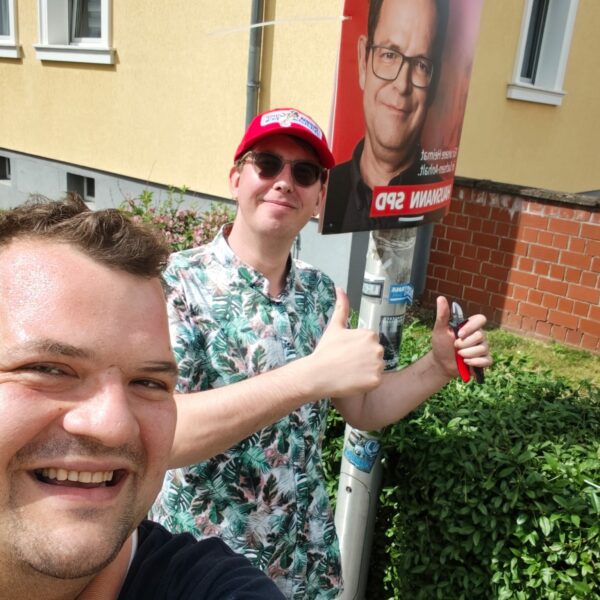 06.-07. Juni Plakatehängen